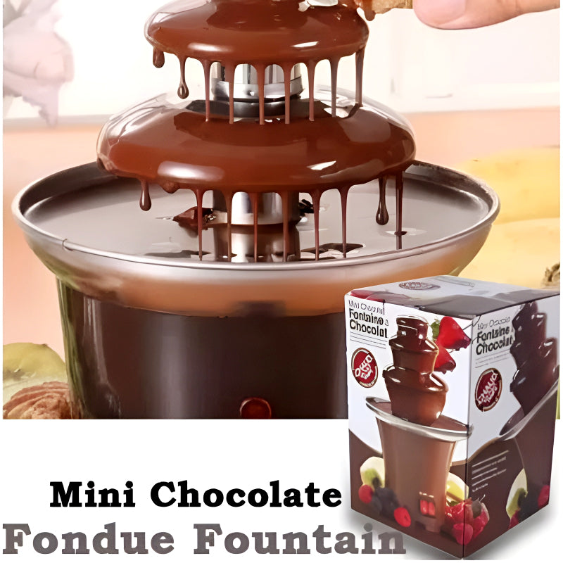 BD-017 Electric 3-Tier Mini Chocolate Fondue Fountain —An Elegant Addition to Your Dessert Table