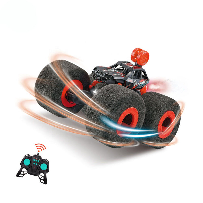 2.4G Lightweight Remote Control Sponge Wheel Water Spray Stunt Car